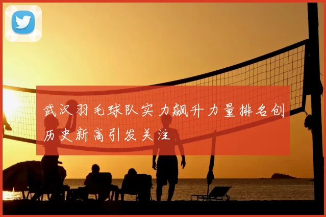 武汉羽毛球队实力飙升力量排名创历史新高引发关注