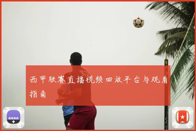 西甲联赛直播视频回放平台与观看指南