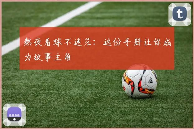 熬夜看球不迷茫:这份手册让你成为故事主角